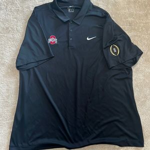 Nike Ohio State Dry Fit National Championship Polo.